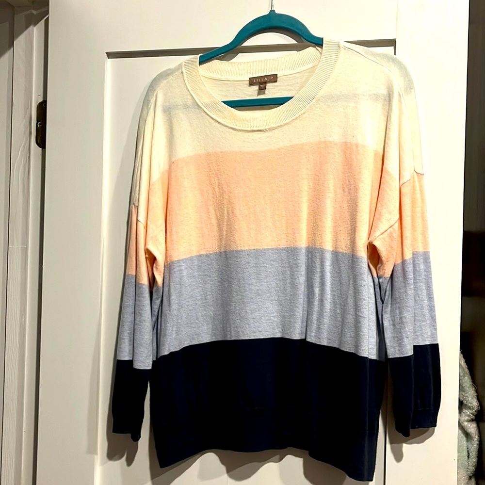 Lilla P colorblock sweater
